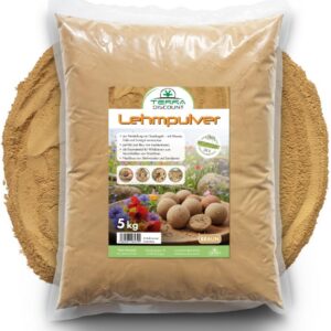 Naturlehm 5kg braun Lehmpulver für Insektenhotel Wildbienen Seedballs