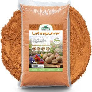Naturlehm 5kg rot Lehmpulver für Insektenhotel Wildbienen Seedballs
