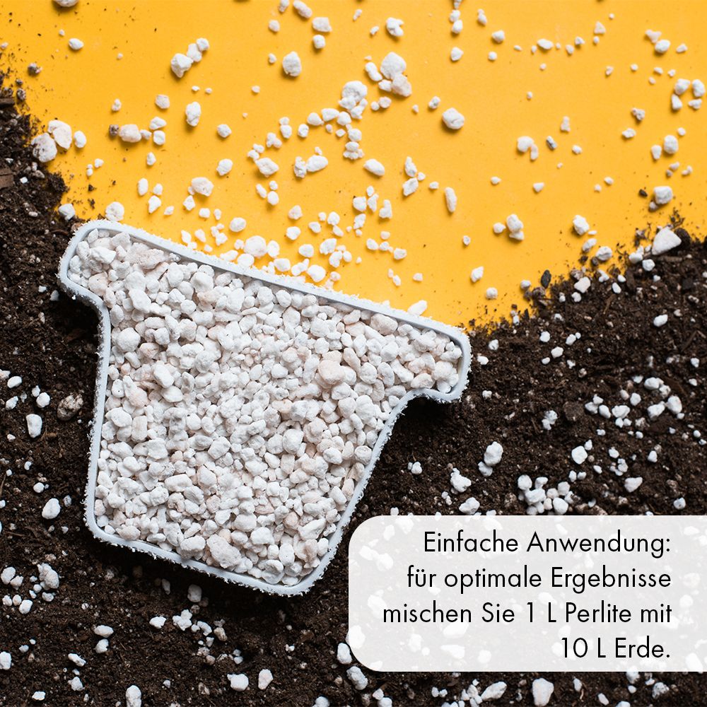 Premium Perlite Perligran 100 L 2–6 mm Bodenverbesserer für Garten & Pflanzen blanko – Bild 6